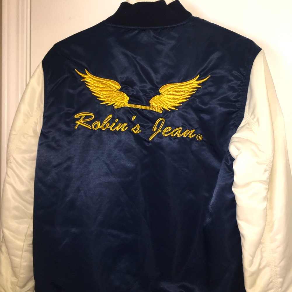 Robin’s Jean Varsity Jacket